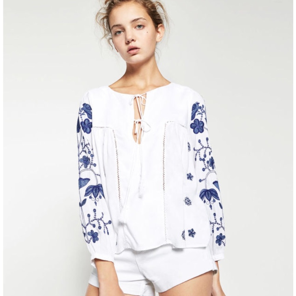 zara blouse